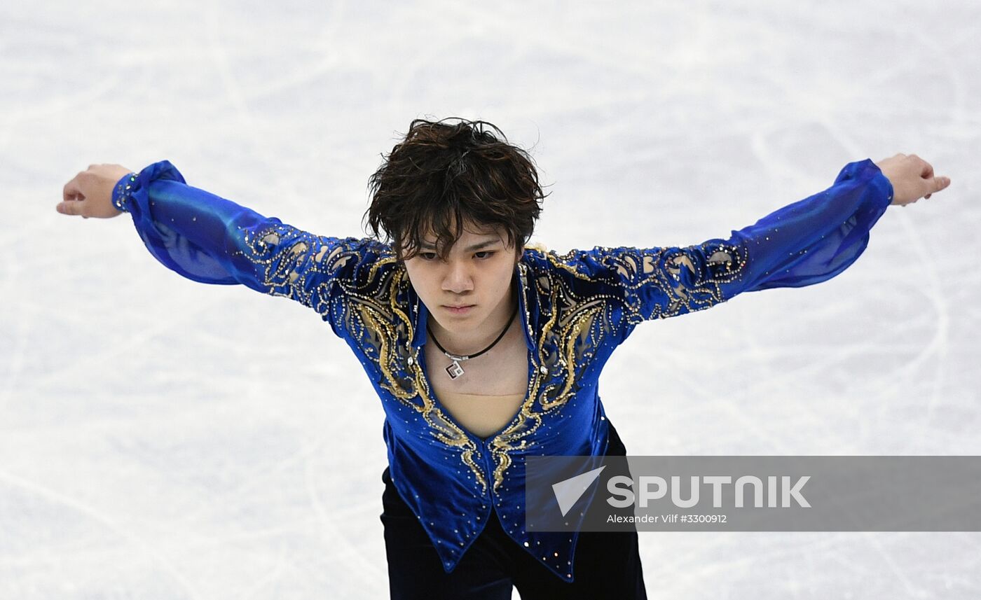 2018 Winter Olympics. Figure skating. Men. Free skating