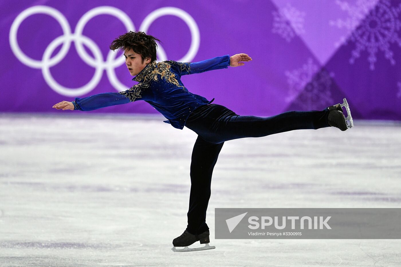 2018 Winter Olympics. Figure skating. Men. Free skating