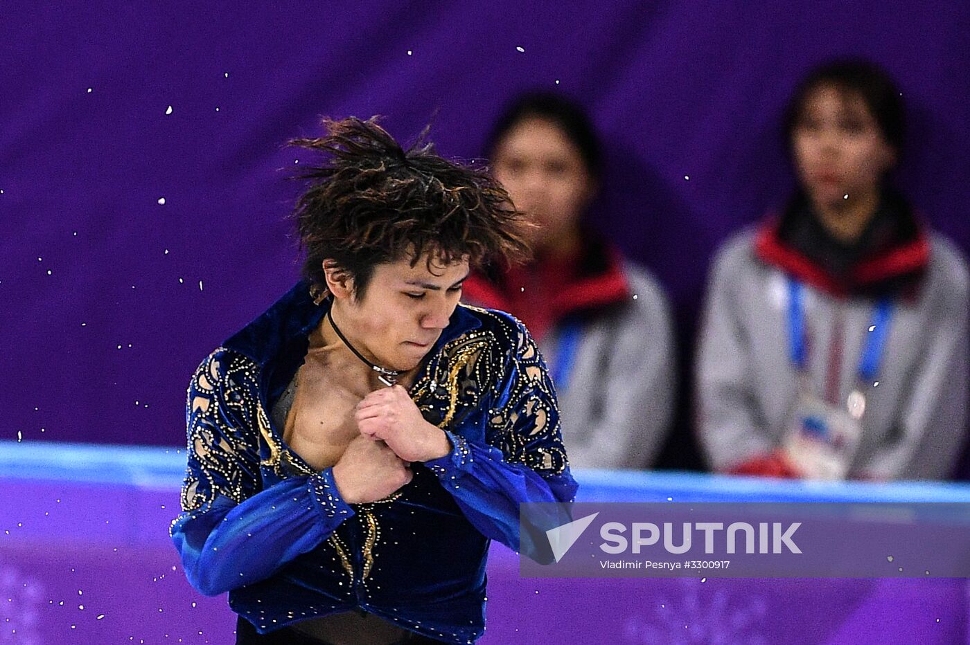 2018 Winter Olympics. Figure skating. Men. Free skating