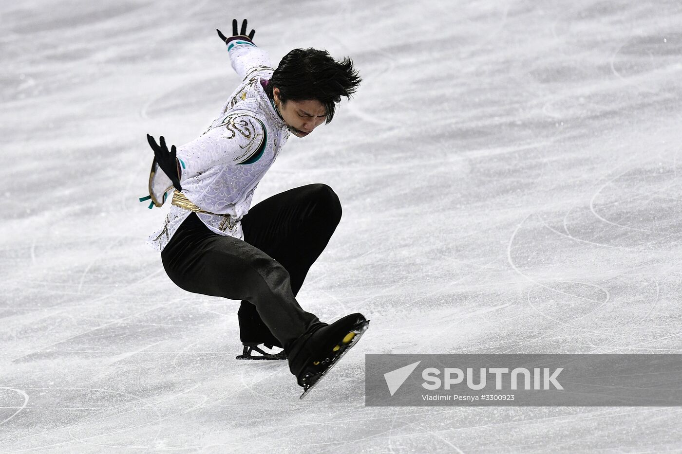 2018 Winter Olympics. Figure skating. Men. Free skating