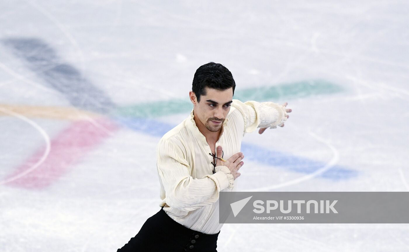 2018 Winter Olympics. Figure skating. Men. Free skating