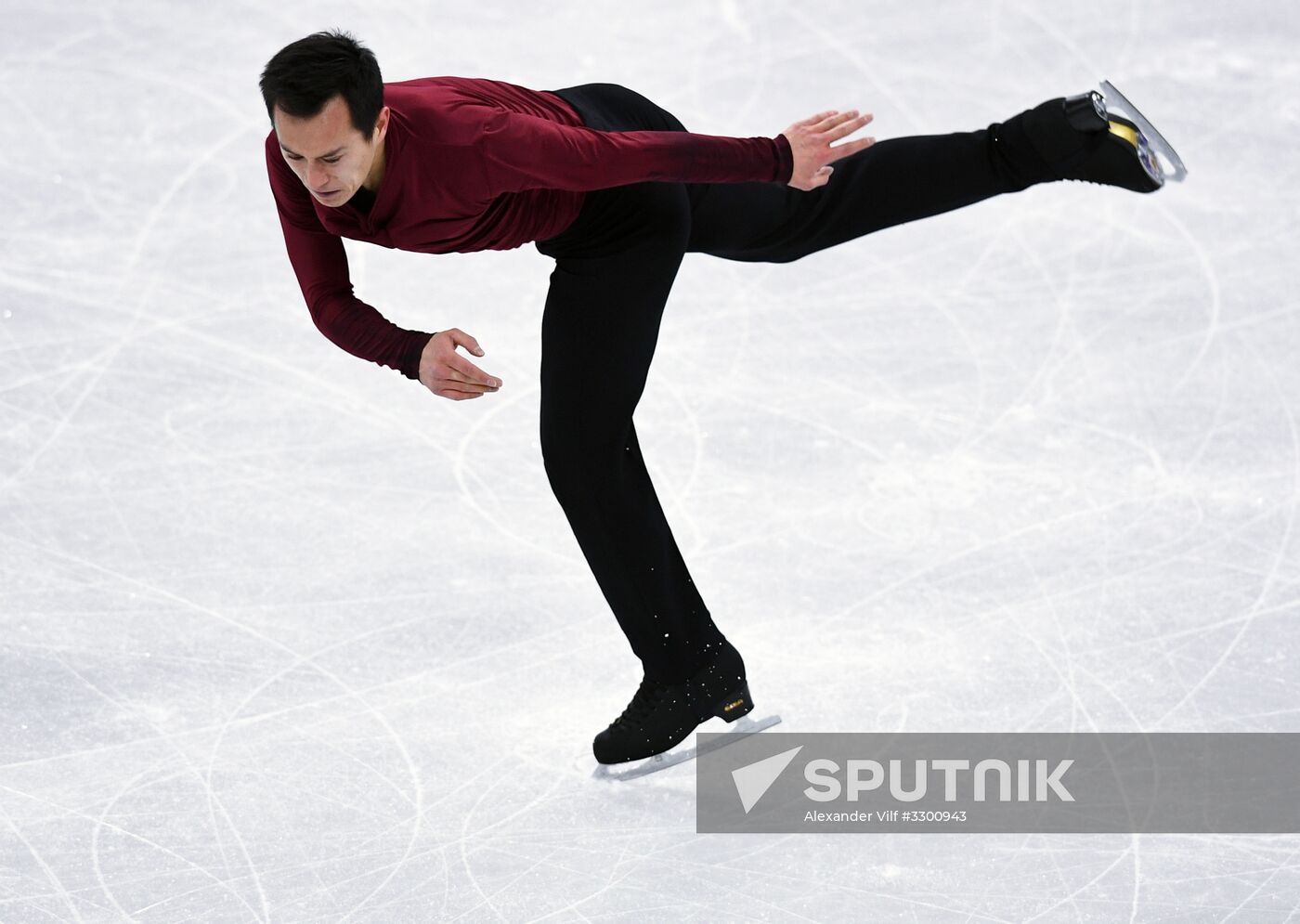 2018 Winter Olympics. Figure skating. Men. Free skating