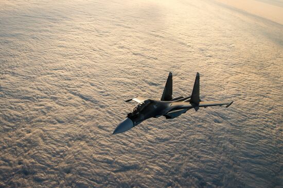 Naval aviation tactical flight exercises in Eysk