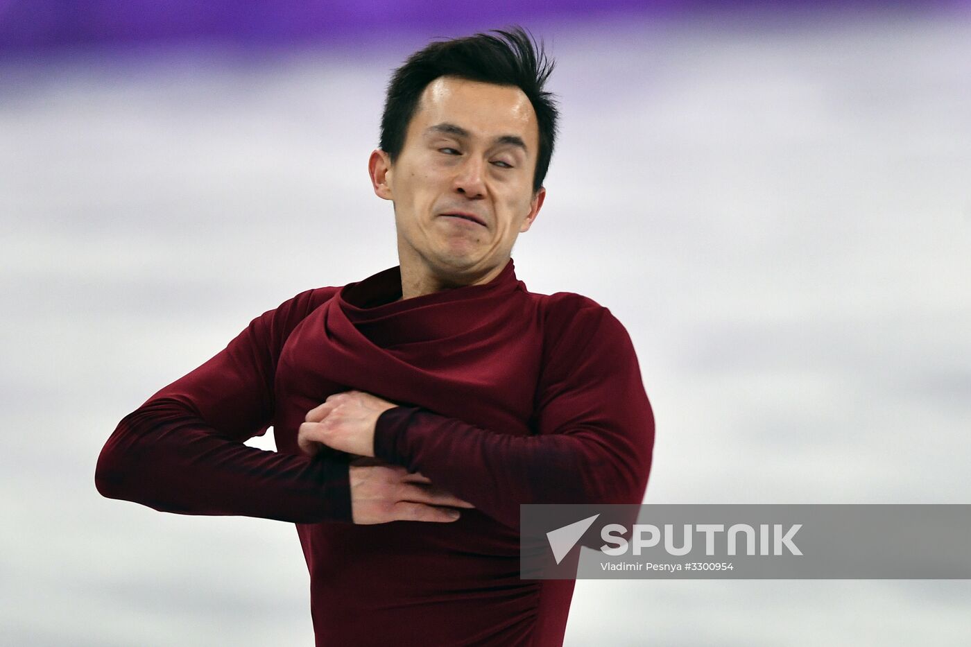 2018 Winter Olympics. Figure skating. Men. Free skating