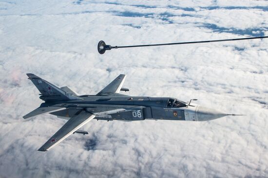 Naval aviation tactical flight exercises in Eysk