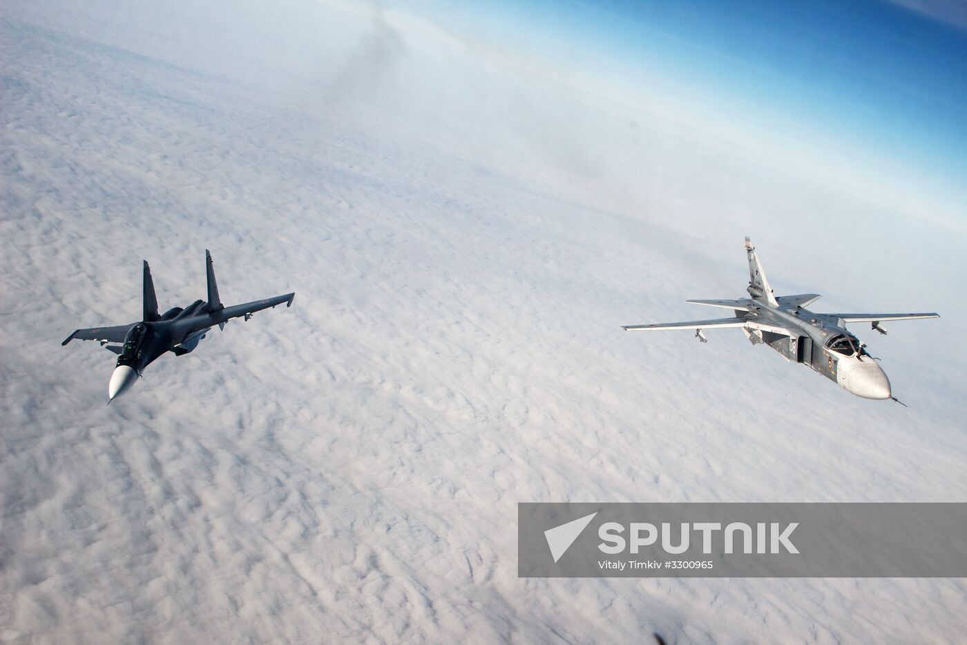 Naval aviation tactical flight exercises in Eysk