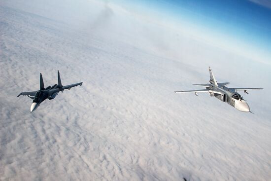 Naval aviation tactical flight exercises in Eysk