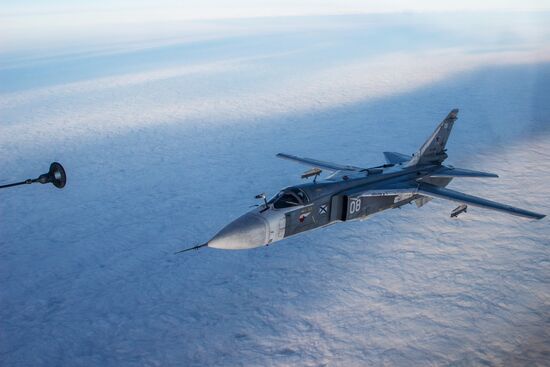 Naval aviation tactical flight exercises in Eysk