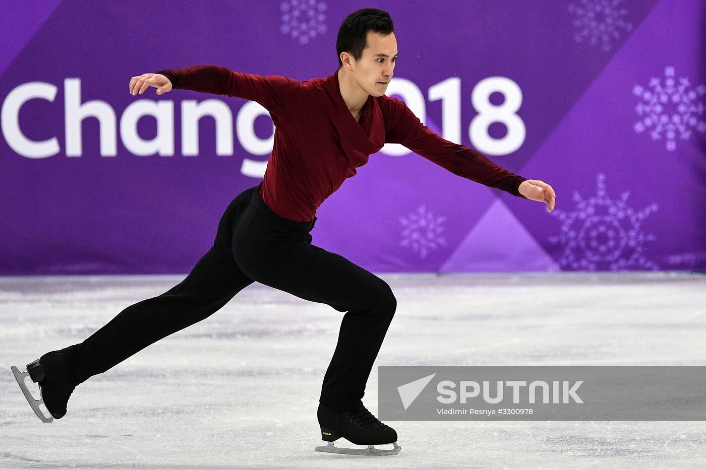 2018 Winter Olympics. Figure skating. Men. Free skating