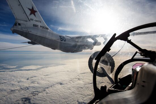 Naval aviation tactical flight exercises in Eysk