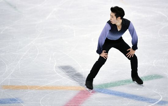 2018 Winter Olympics. Figure skating. Men. Free skating