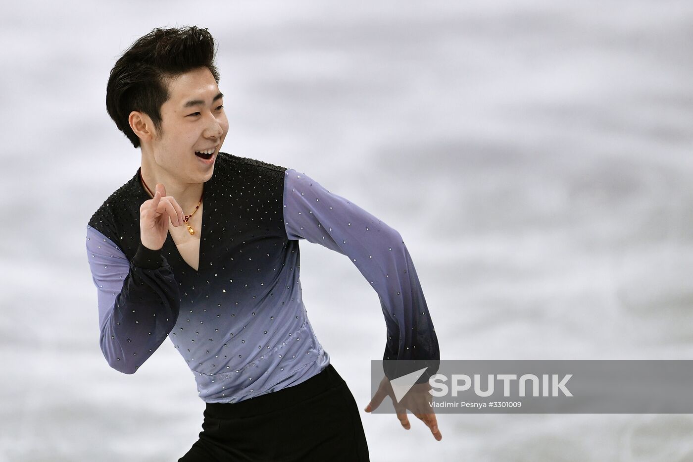 2018 Winter Olympics. Figure skating. Men. Free skating