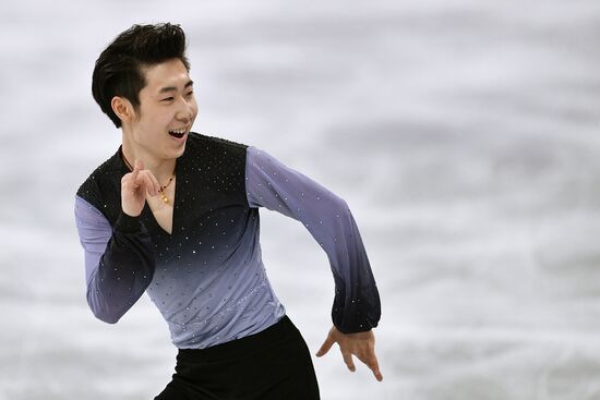 2018 Winter Olympics. Figure skating. Men. Free skating