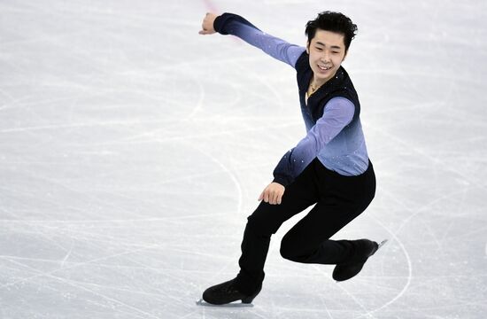 2018 Winter Olympics. Figure skating. Men. Free skating