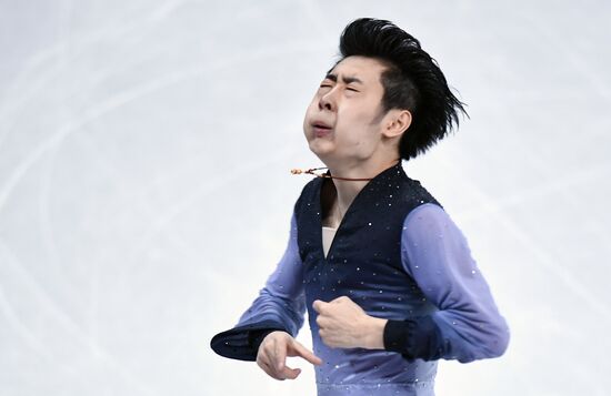 2018 Winter Olympics. Figure skating. Men. Free skating