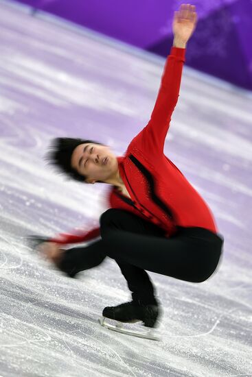 2018 Winter Olympics. Figure skating. Men. Free skating