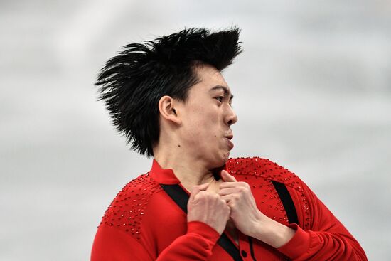 2018 Winter Olympics. Figure skating. Men. Free skating
