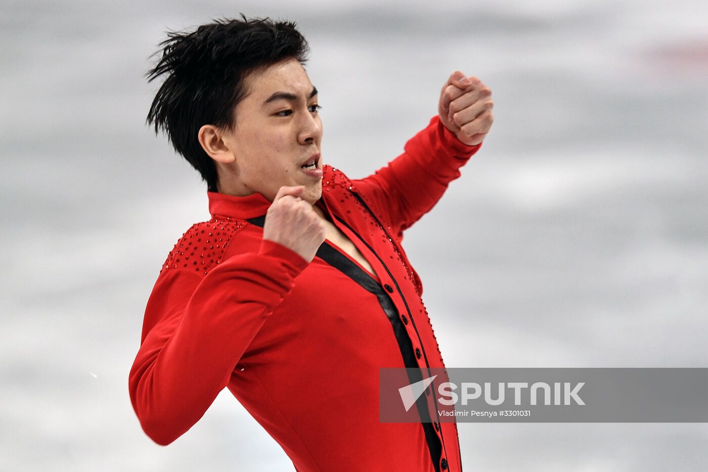2018 Winter Olympics. Figure skating. Men. Free skating