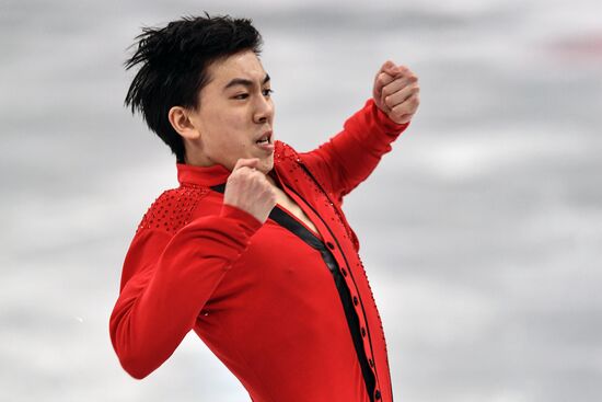 2018 Winter Olympics. Figure skating. Men. Free skating