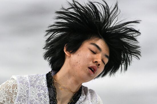 2018 Winter Olympics. Figure skating. Men. Free skating