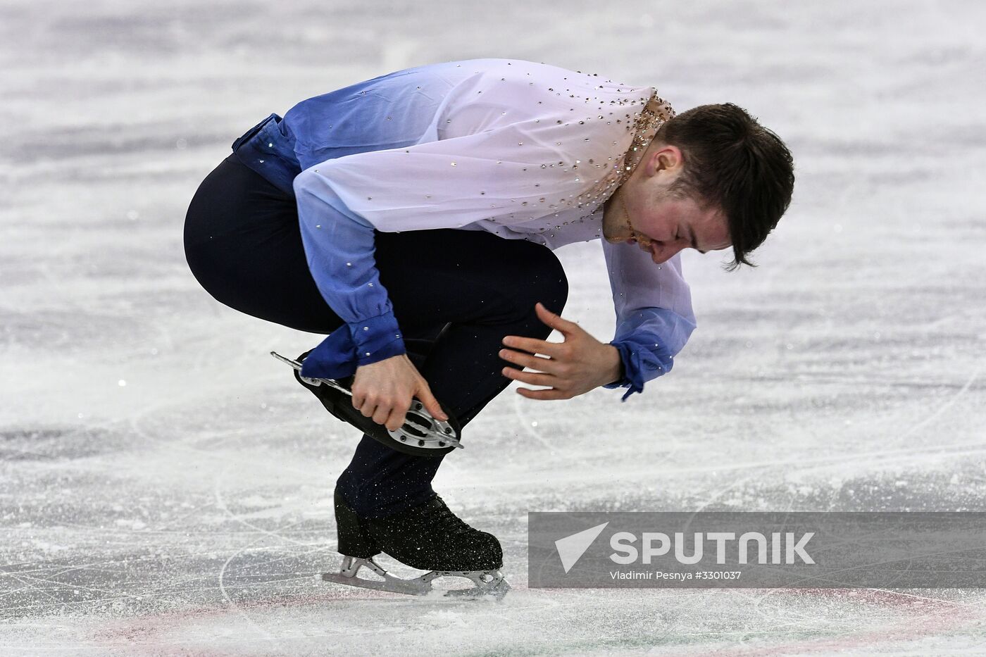 2018 Winter Olympics. Figure skating. Men. Free skating