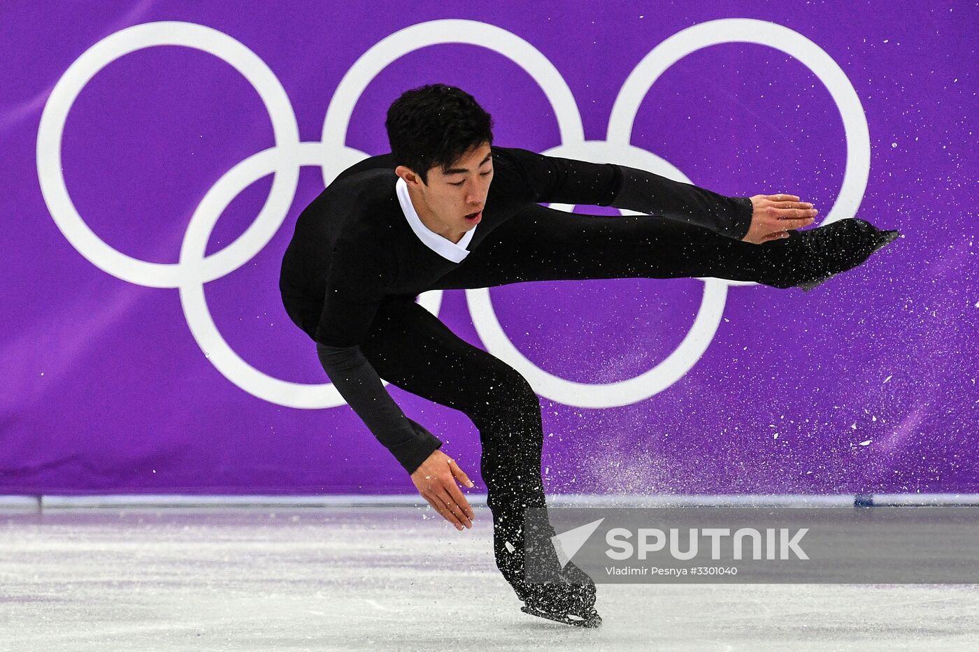 2018 Winter Olympics. Figure skating. Men. Free skating