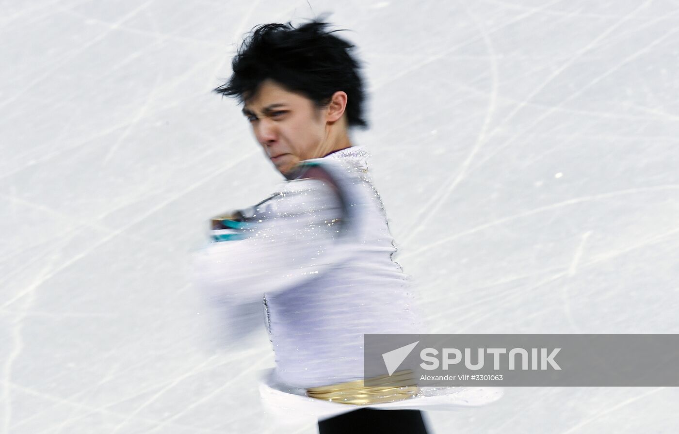 2018 Winter Olympics. Figure skating. Men. Free skating