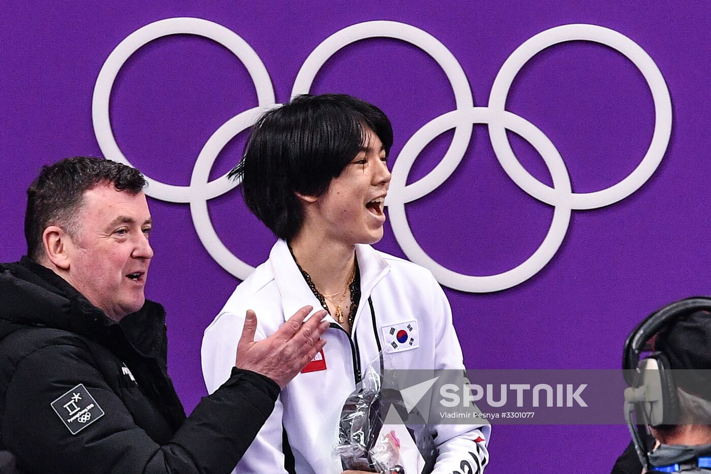 2018 Winter Olympics. Figure skating. Men. Free skating