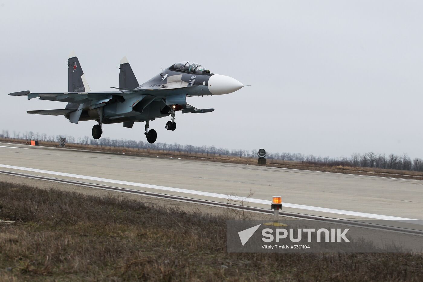 Naval aviation tactical flight exercises in Eysk