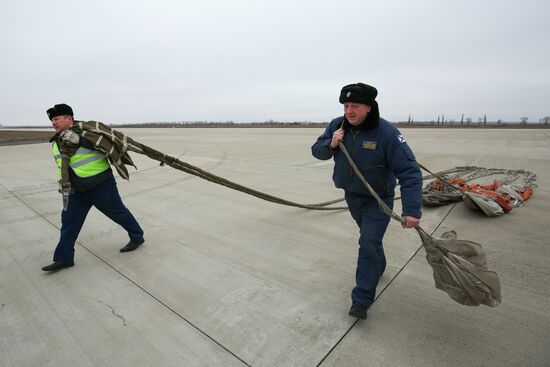 Naval aviation tactical flight exercises in Yeisk