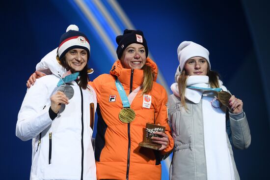 2018 Winter Olympics. Award ceremony. Day eight