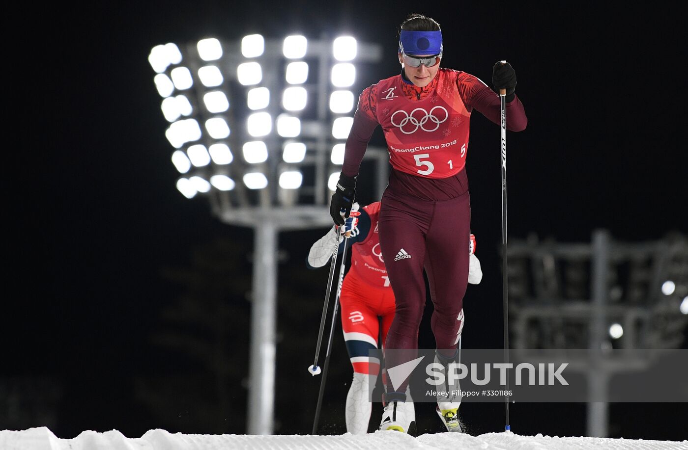 2018 Winter Olympics. Cross-country skiing. Women. Relay