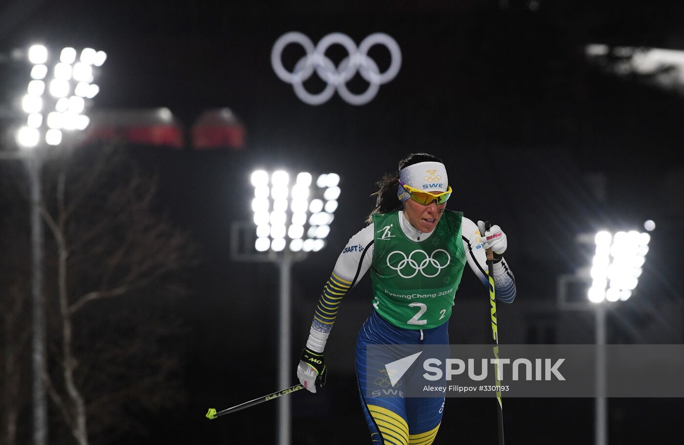 2018 Winter Olympics. Cross-country skiing. Women. Relay