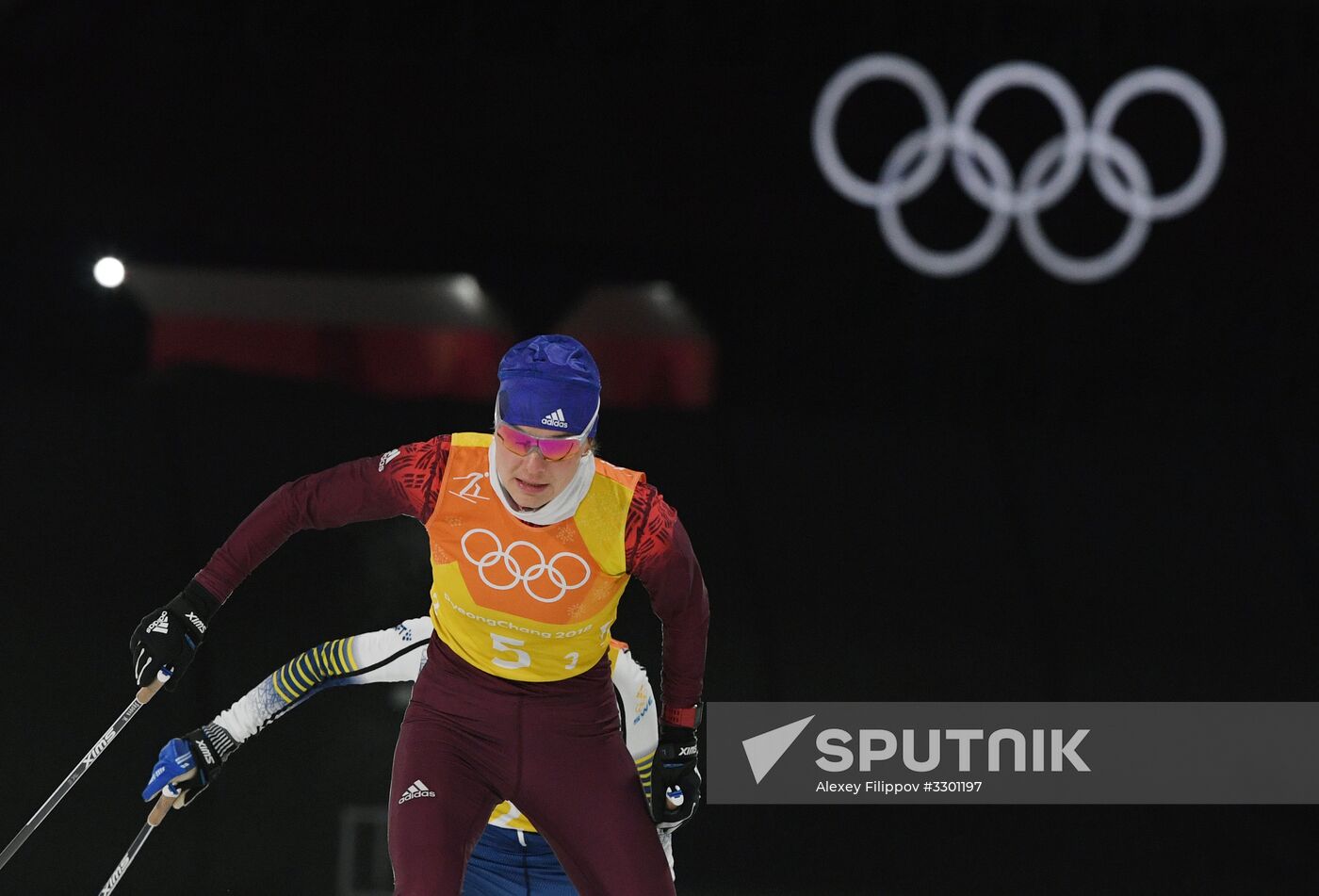 2018 Winter Olympics. Cross-country skiing. Women. Relay