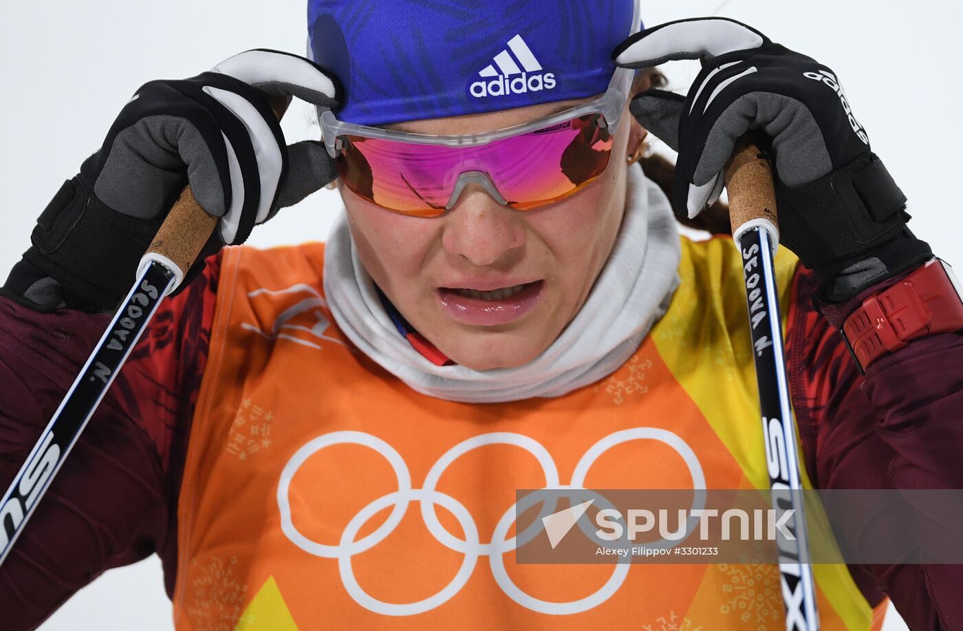 2018 Winter Olympics. Cross-country skiing. Women. Relay