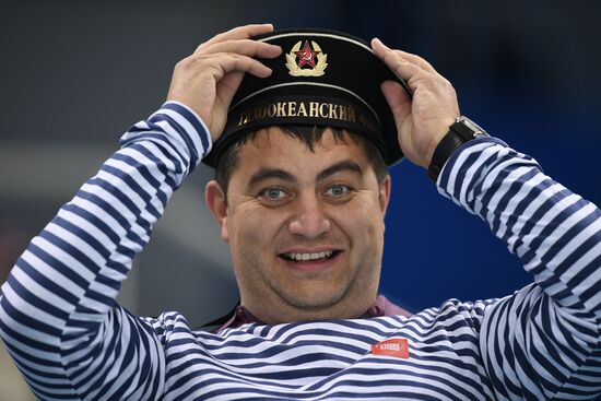 2018 Winter Olympics. Ice Hockey. Men. Russia vs USA