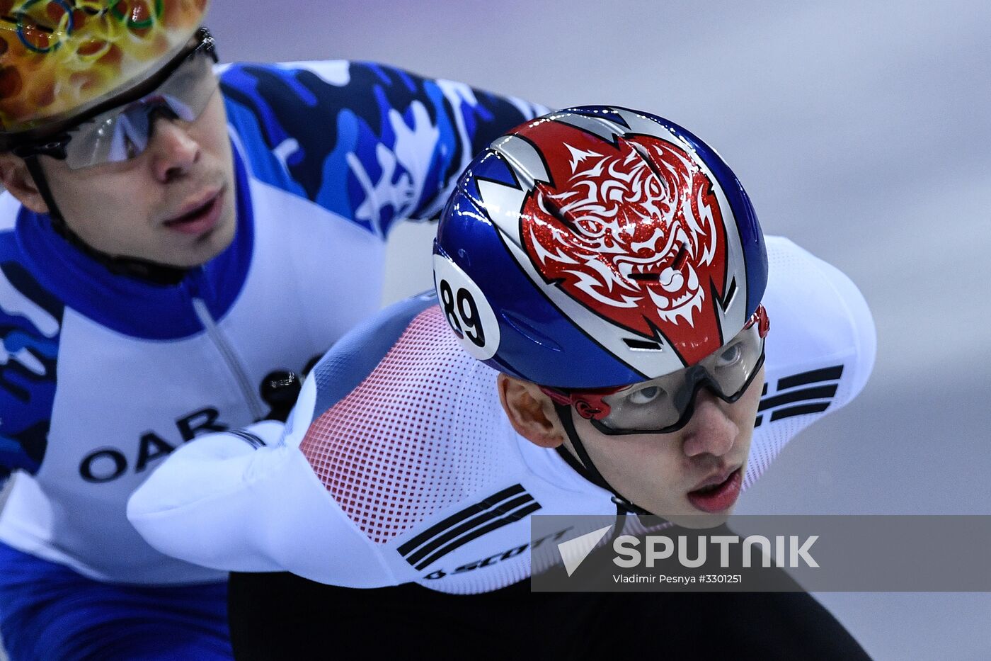 2018 Winter Olympics. Short track speed skating. Day three