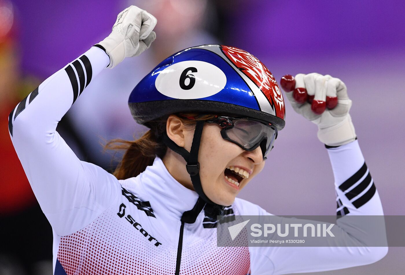 2018 Winter Olympics. Short track speed skating. Day three