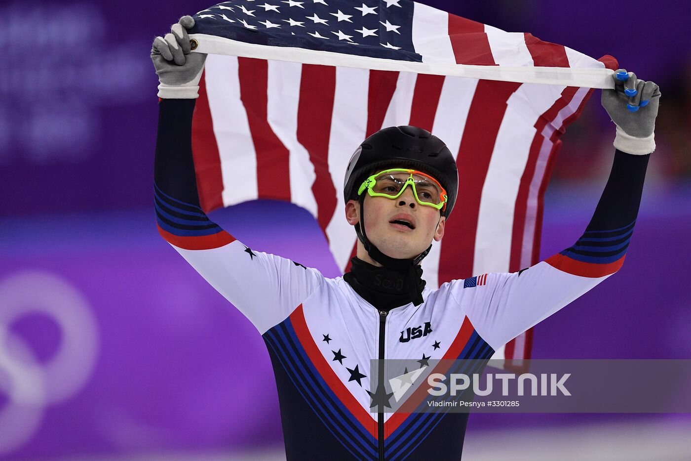 2018 Winter Olympics. Short track speed skating. Day three