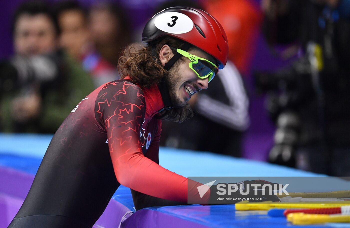 2018 Winter Olympics. Short track speed skating. Day three