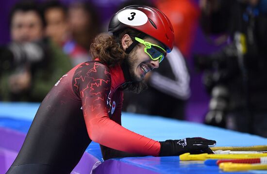 2018 Winter Olympics. Short track speed skating. Day three