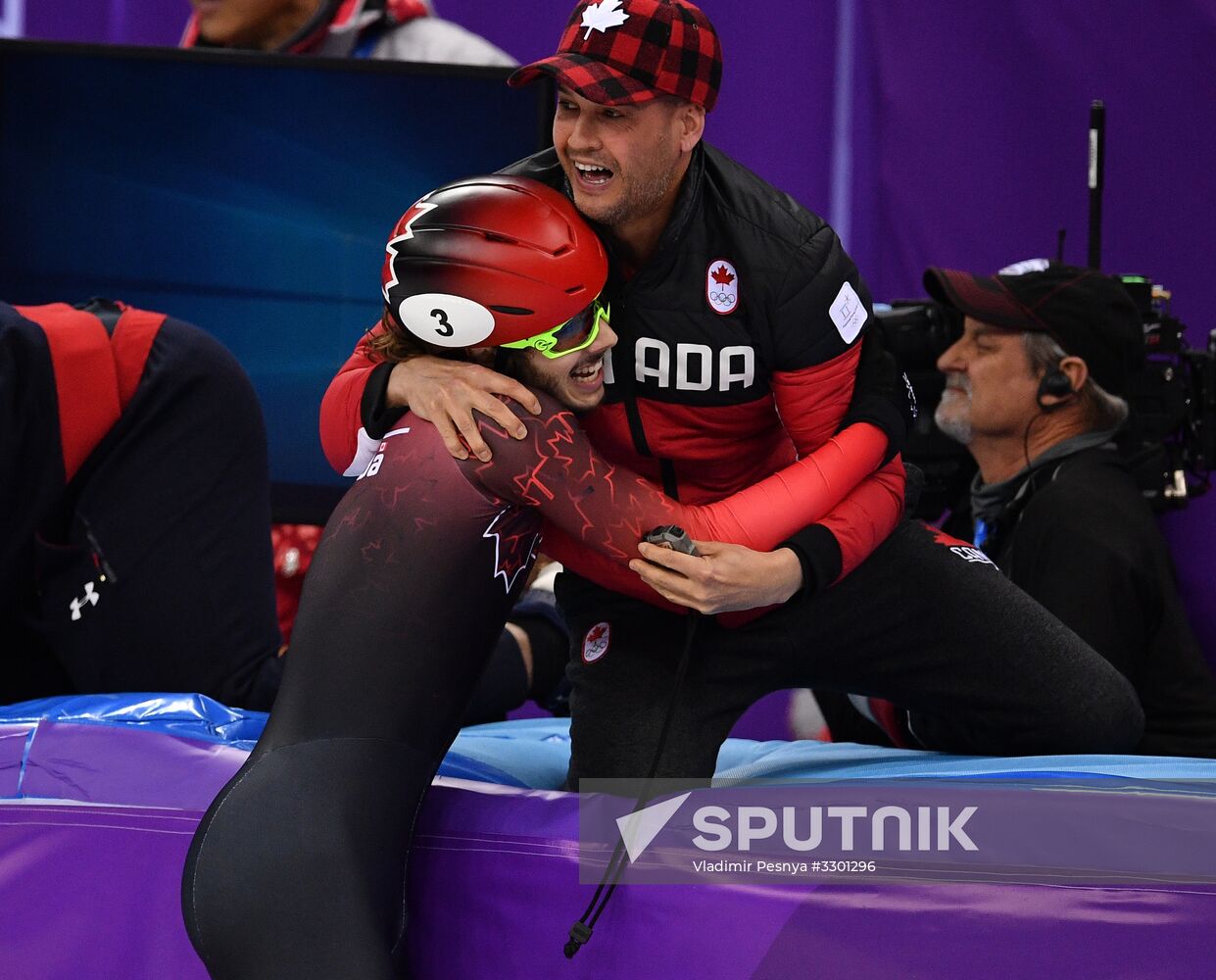 2018 Winter Olympics. Short track speed skating. Day three