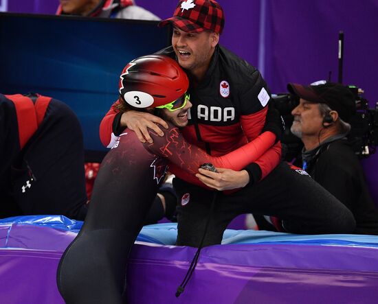 2018 Winter Olympics. Short track speed skating. Day three