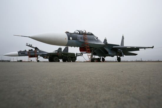 Marine aviation holds tactical exercise in Yeisk