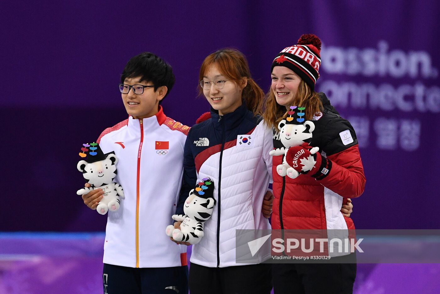 2018 Winter Olympics. Short track speed skating. Day three