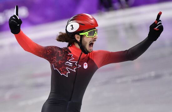 2018 Winter Olympics. Short track speed skating. Day three