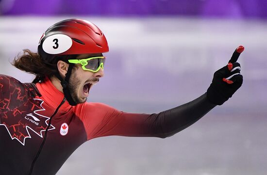 2018 Winter Olympics. Short track speed skating. Day three