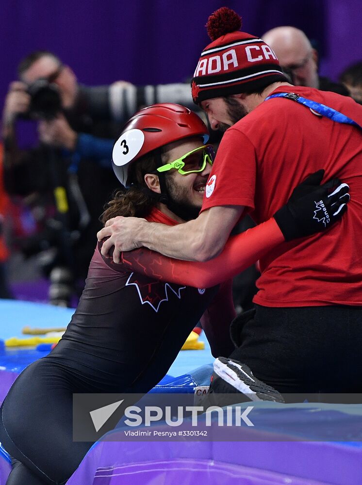 2018 Winter Olympics. Short track speed skating. Day three