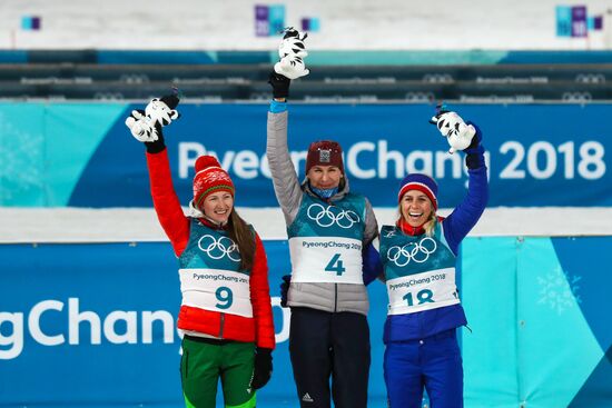 2018 Winter Olympics. Biathlon. Women's mass start