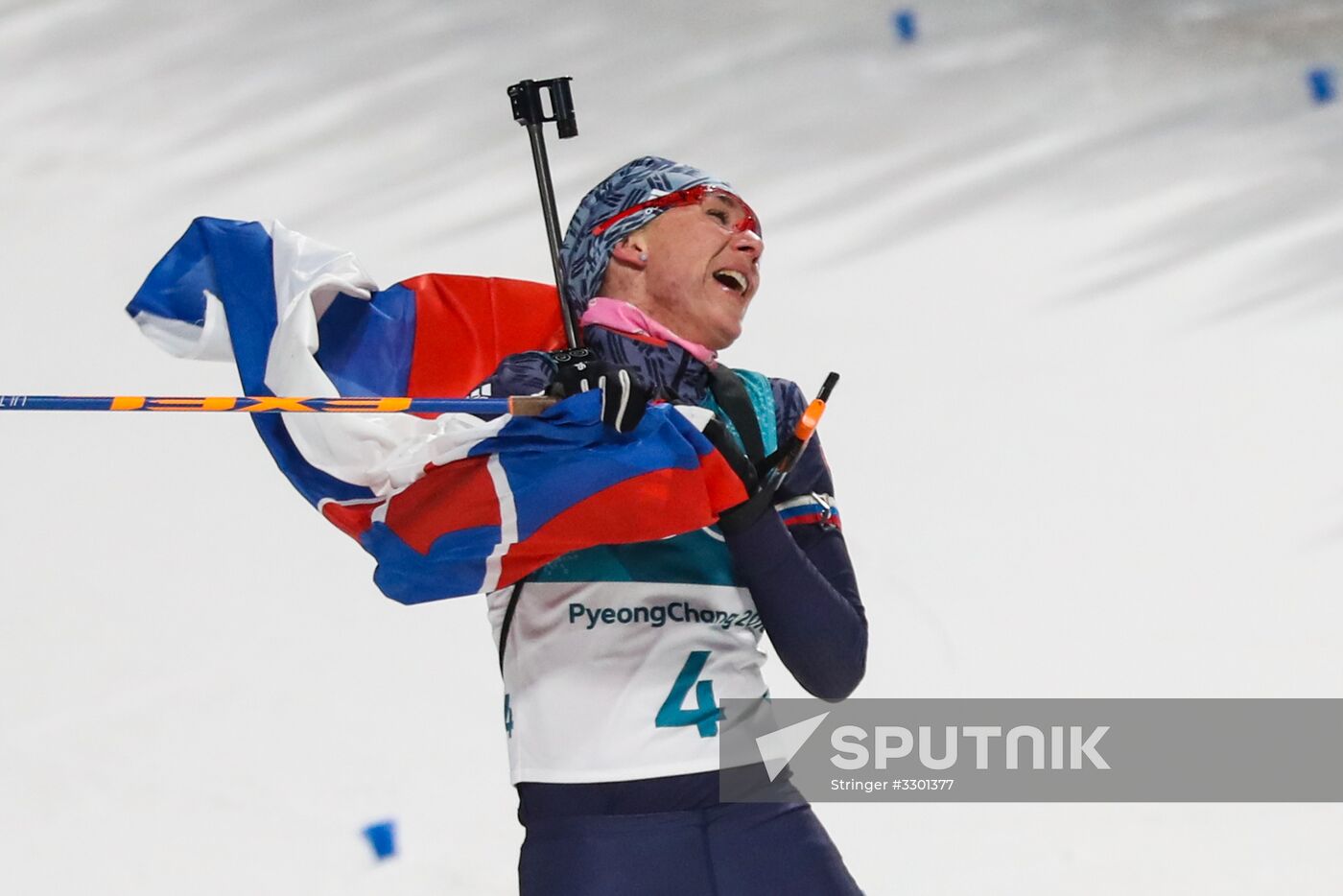2018 Winter Olympics. Biathlon. Women's mass start
